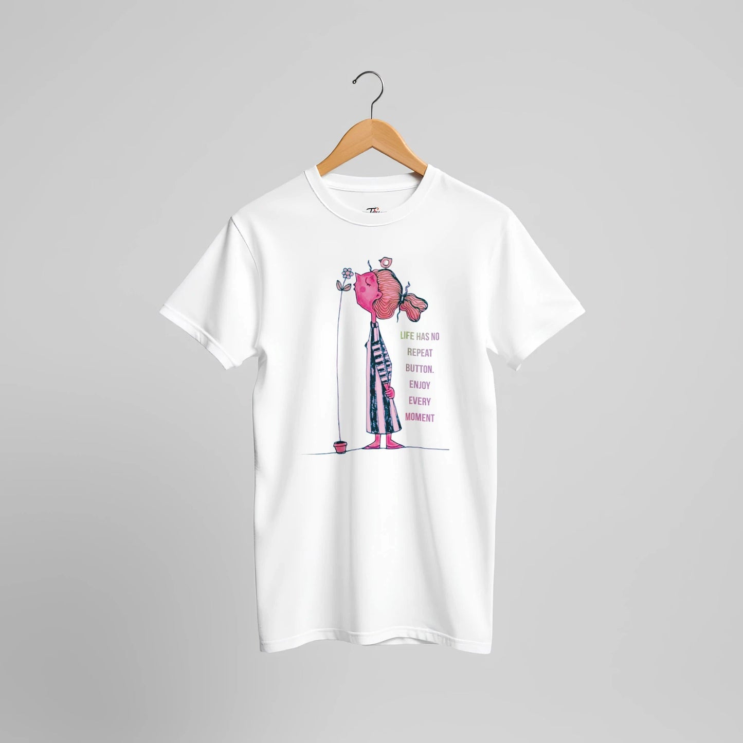 The "Life Has No Repeat Button" Tee - T.Eddy’s Art Studio