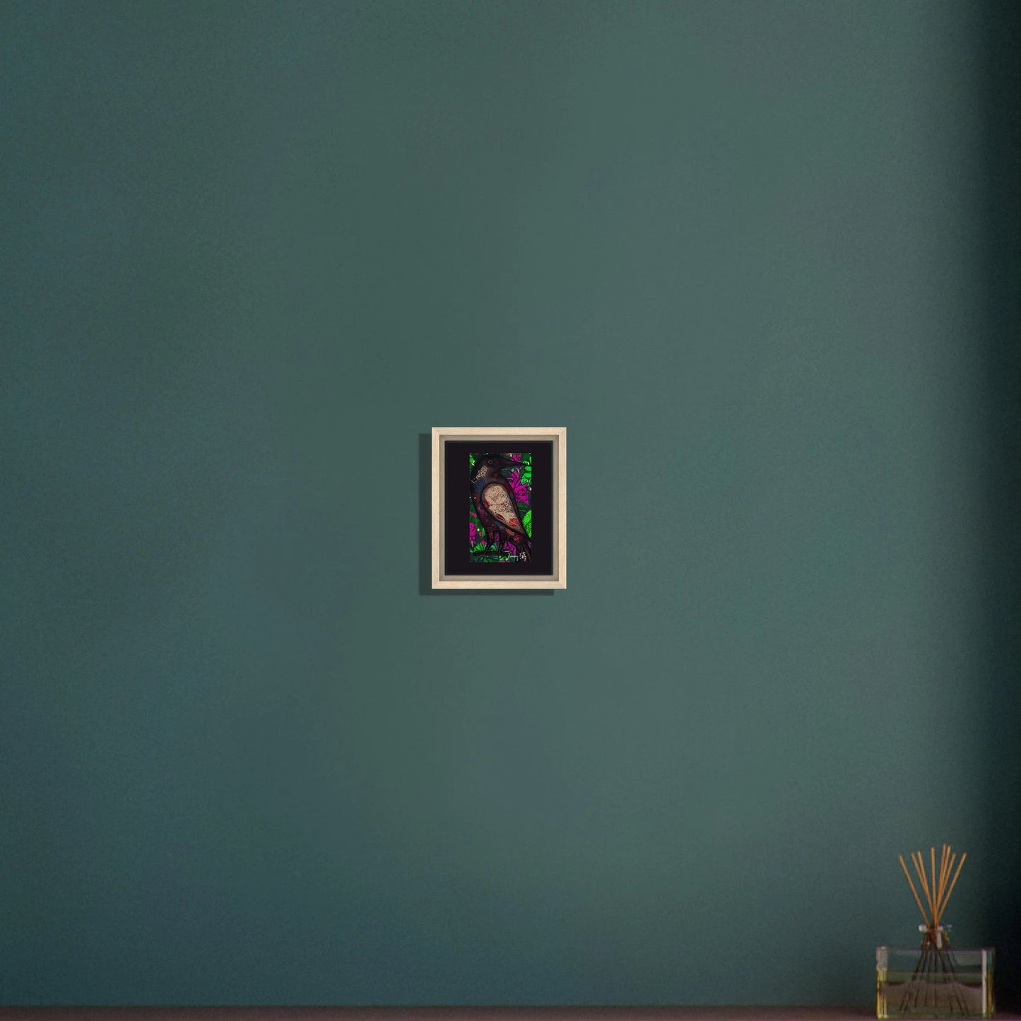 "The Raven's Tale" Framed Canvas Print - T.Eddy’s Art Studio