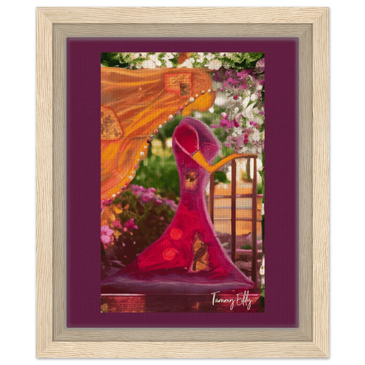 "The Shaman's Robe" Framed Canvas Print - T.Eddy’s Art Studio