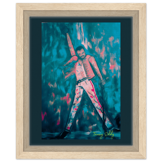 "The Show Must Go On" Framed Canvas Print - T.Eddy’s Art Studio