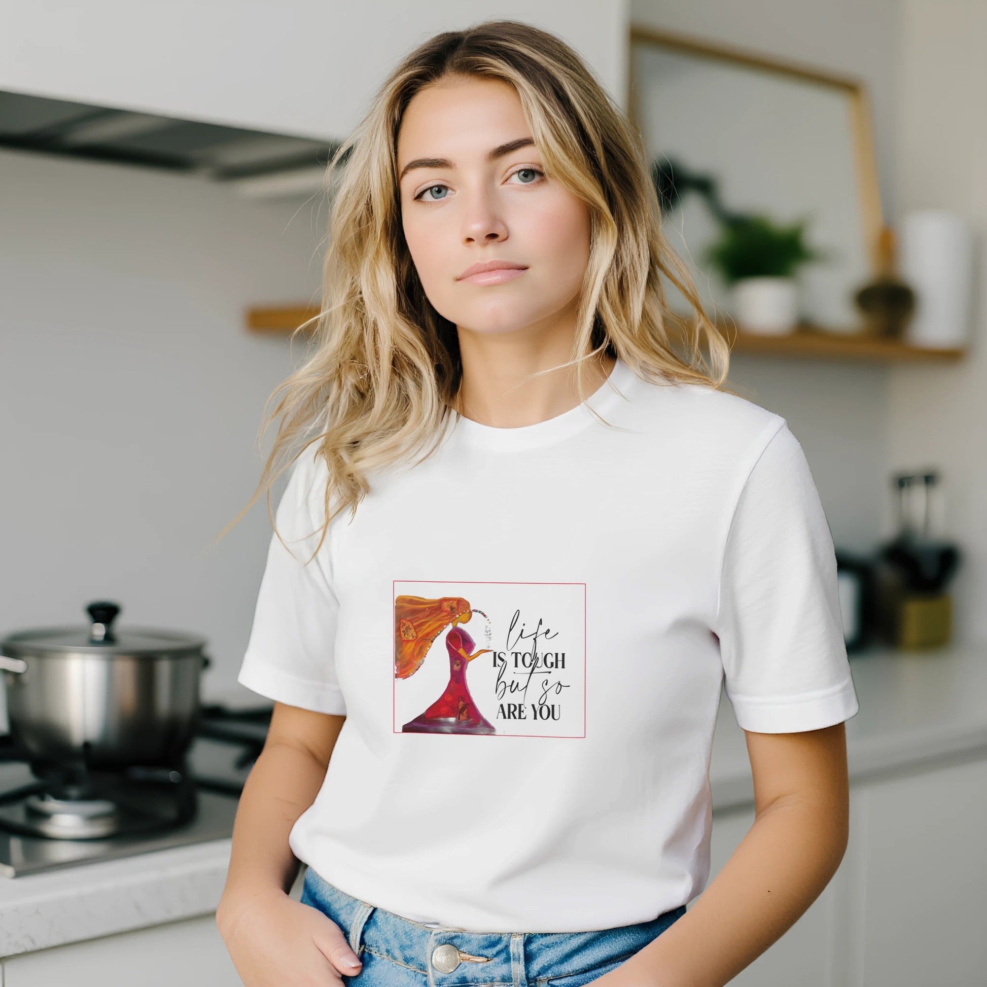 The T.Eddy's Art Studio "Life Is Tough" Tee - T.Eddy’s Art Studio