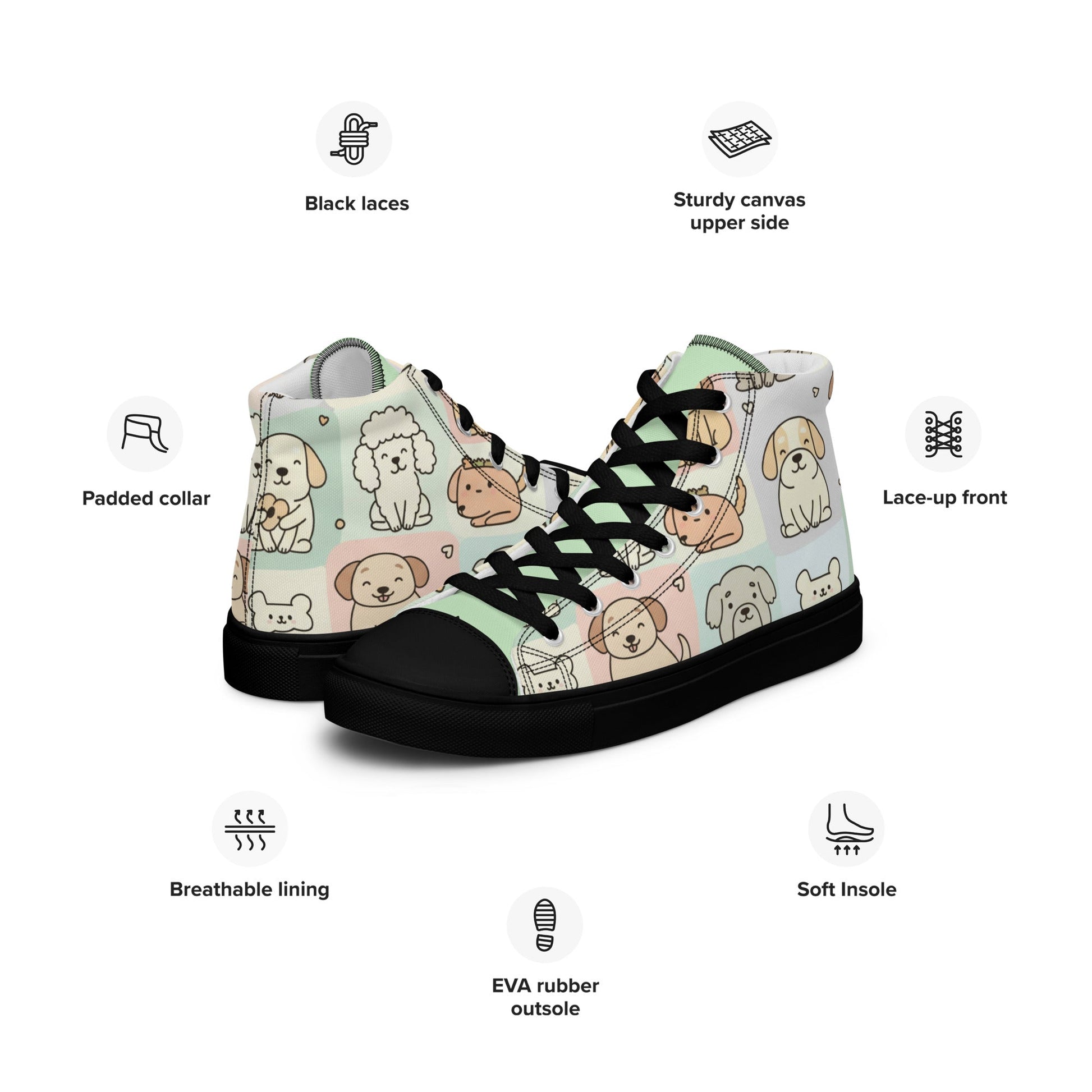 Unisex Classic Canvas Sneaker - Sized in Men's - T.Eddy’s Art Studio