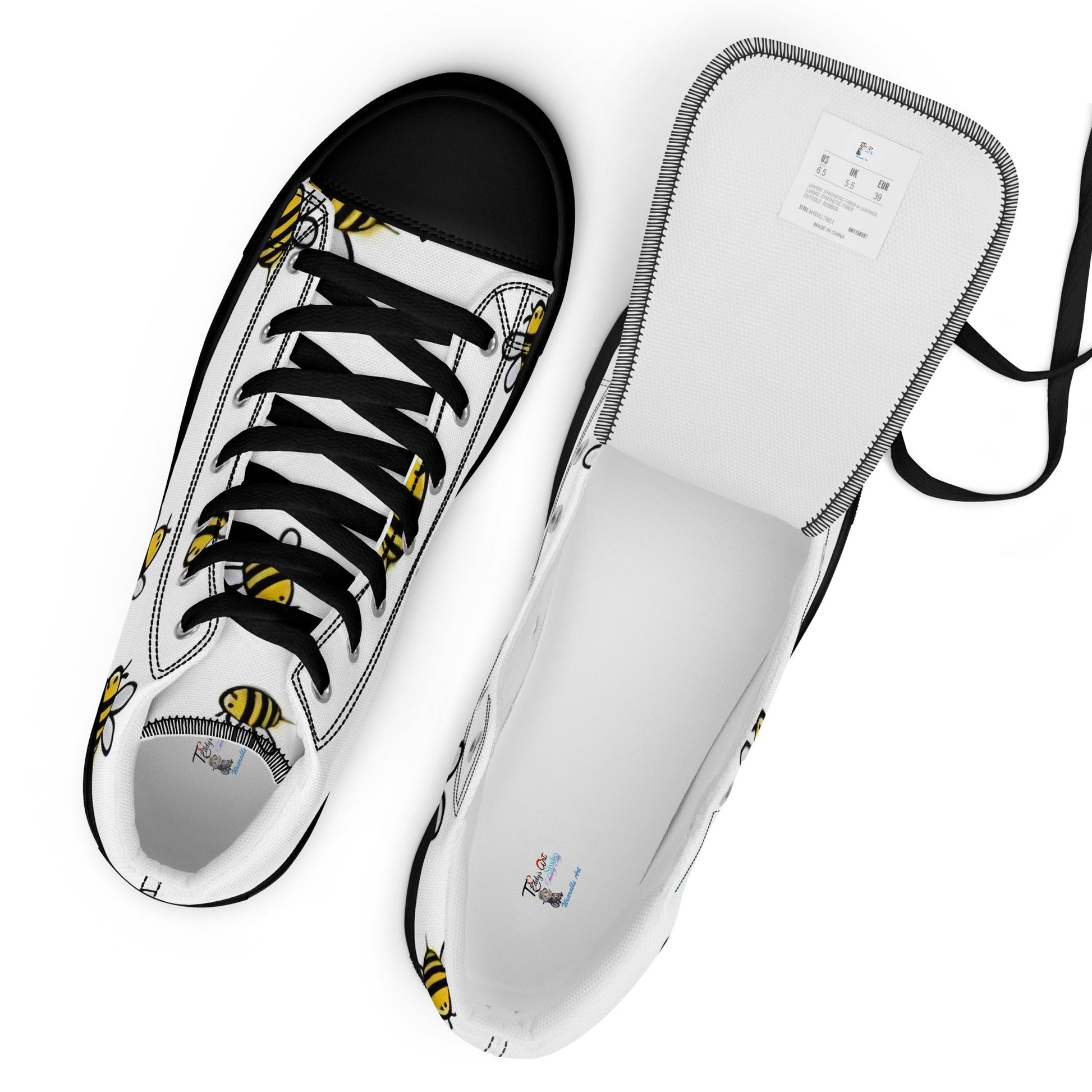 Unisex Classic Canvas Sneaker - Sized in Men's - T.Eddy’s Art Studio