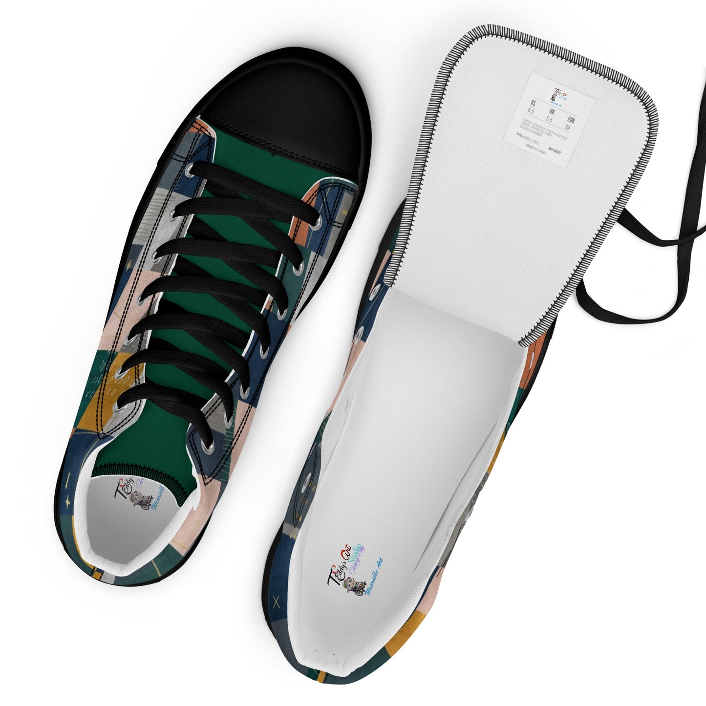 Unisex Classic Canvas Sneaker - Sized in Men's - T.Eddy’s Art Studio