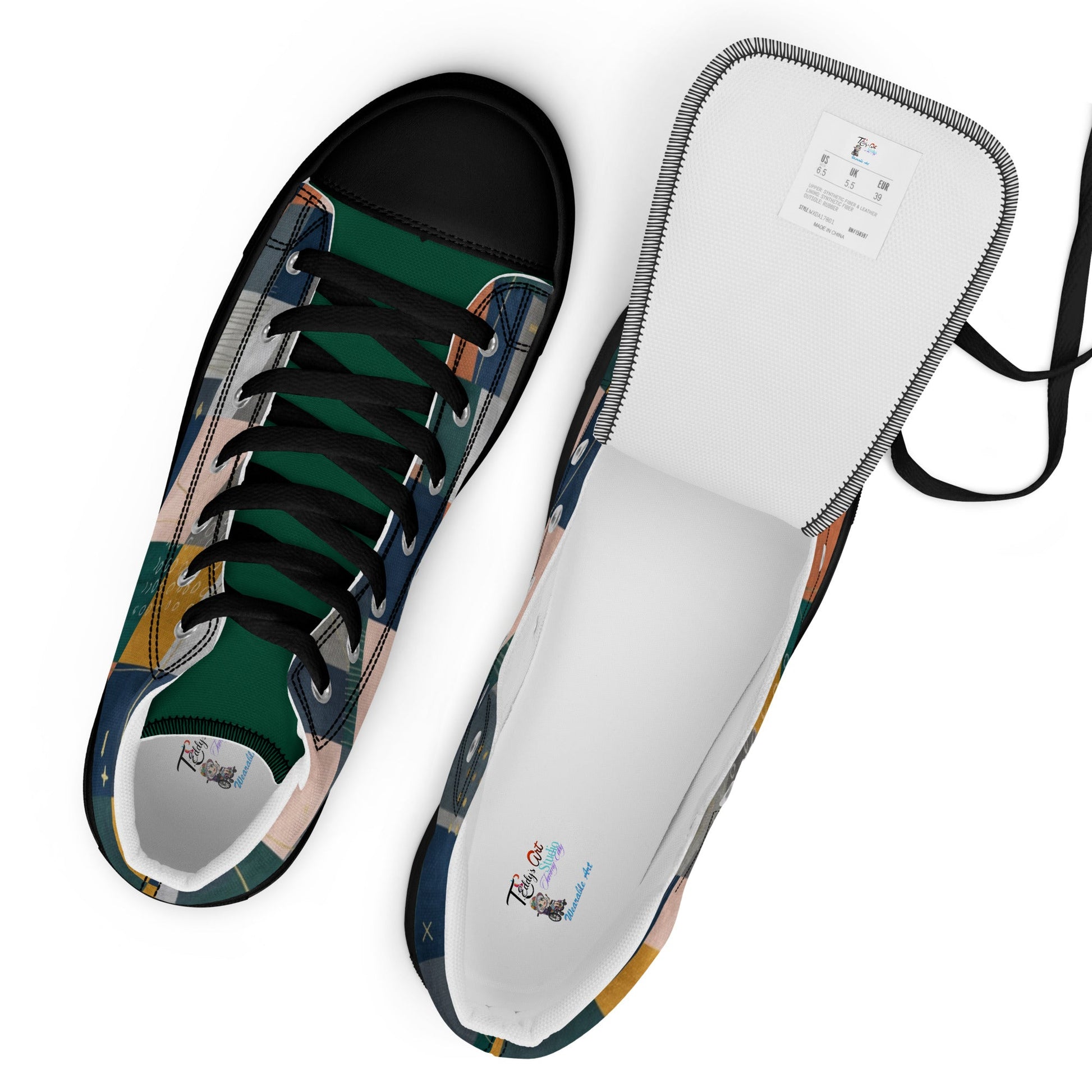 Unisex Classic Canvas Sneaker - Sized in Men's - T.Eddy’s Art Studio