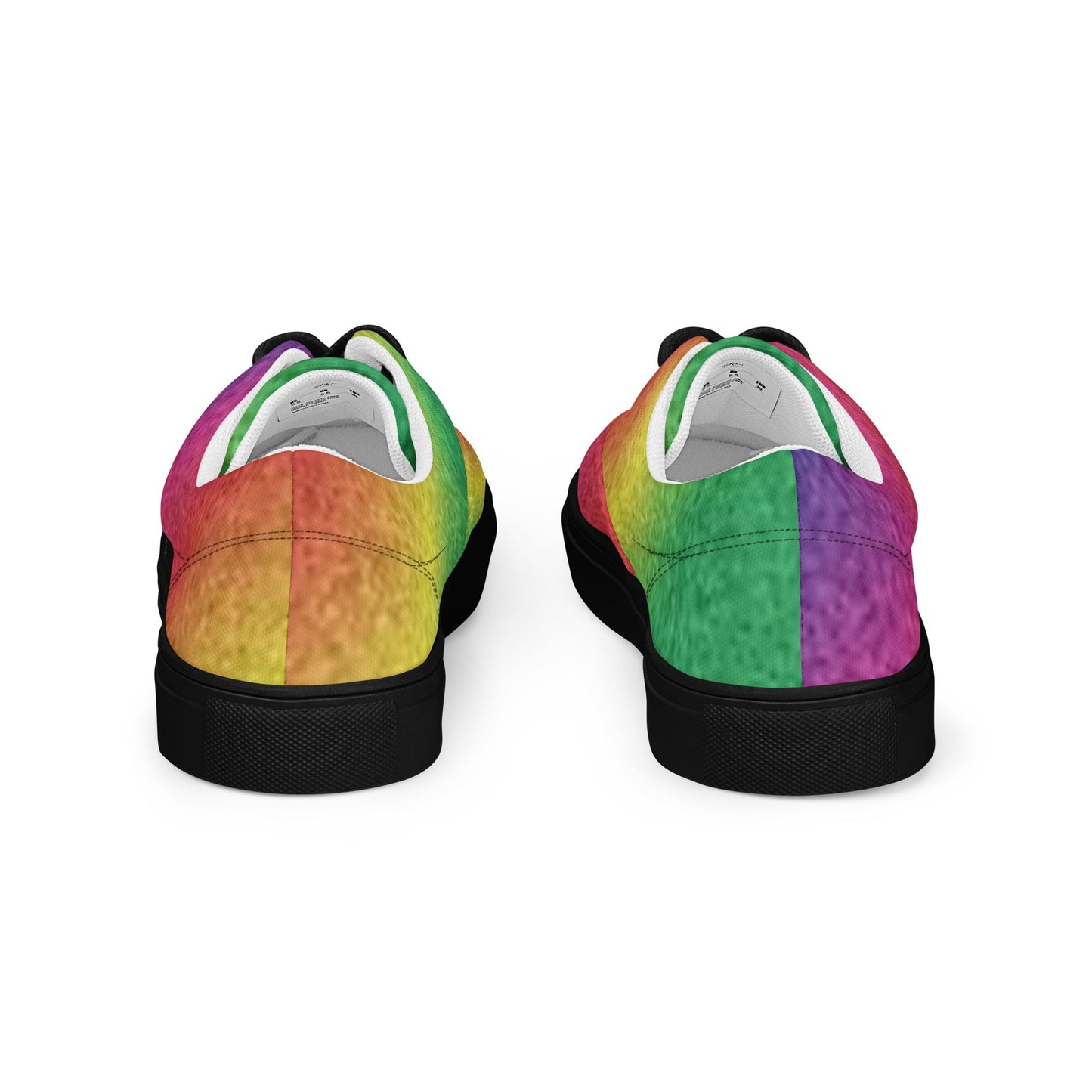 Vibrant Rainbow Lace - Up Shoes - T.Eddy’s Art Studio