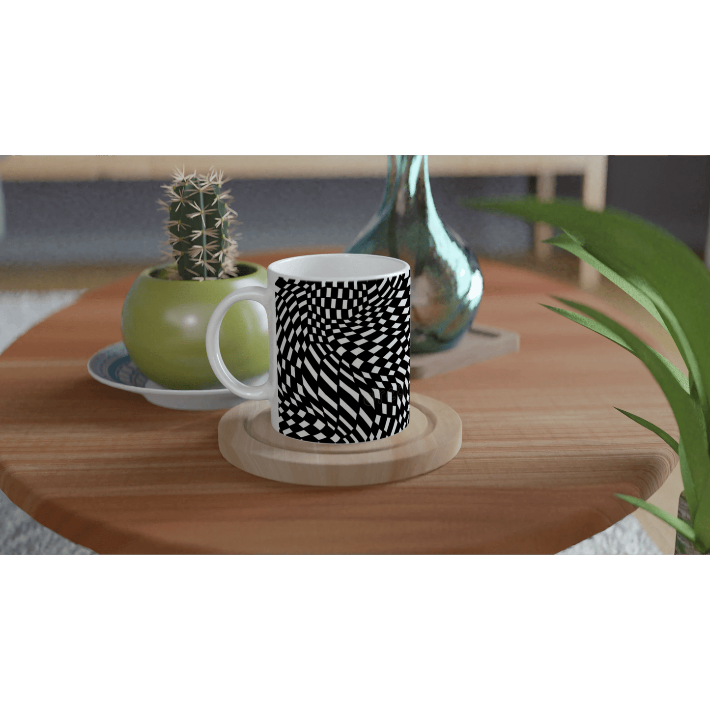 White 11oz Ceramic Mug - T.Eddy’s Art Studio