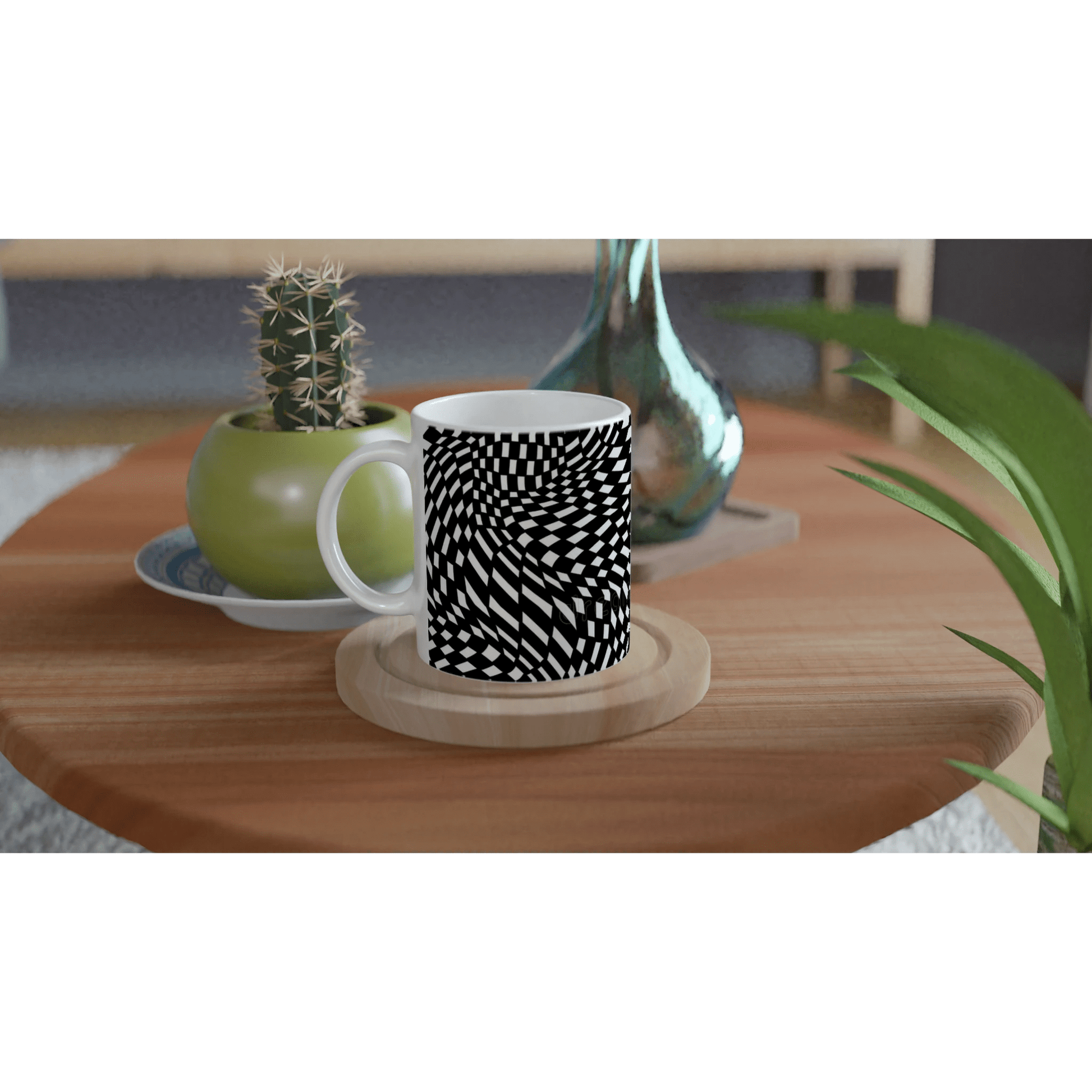 White 11oz Ceramic Mug - T.Eddy’s Art Studio