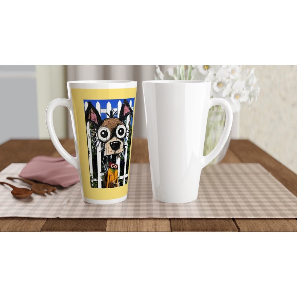 White Latte 17oz Ceramic Mug - T.Eddy’s Art Studio