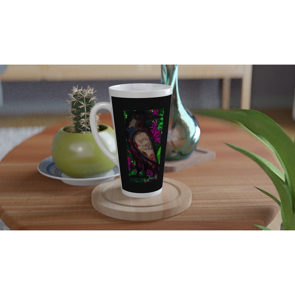 White Latte 17oz Ceramic Mug - T.Eddy’s Art Studio