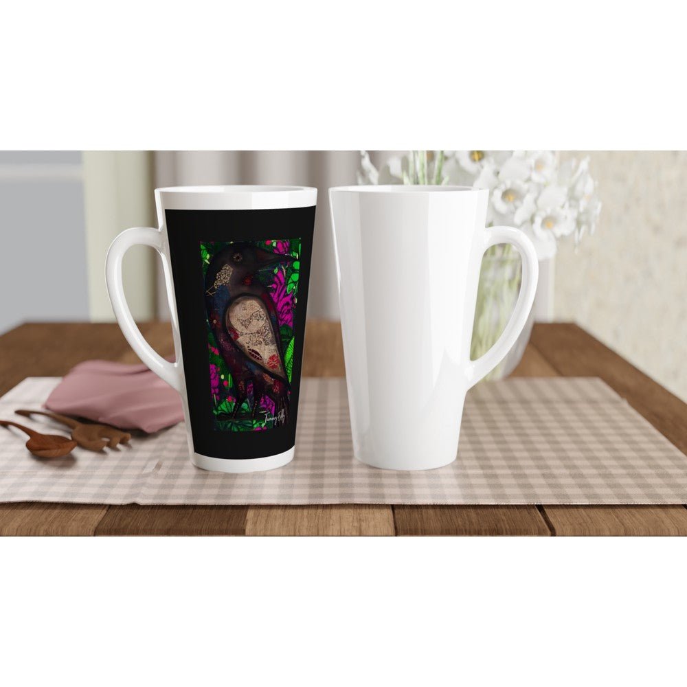 White Latte 17oz Ceramic Mug - T.Eddy’s Art Studio