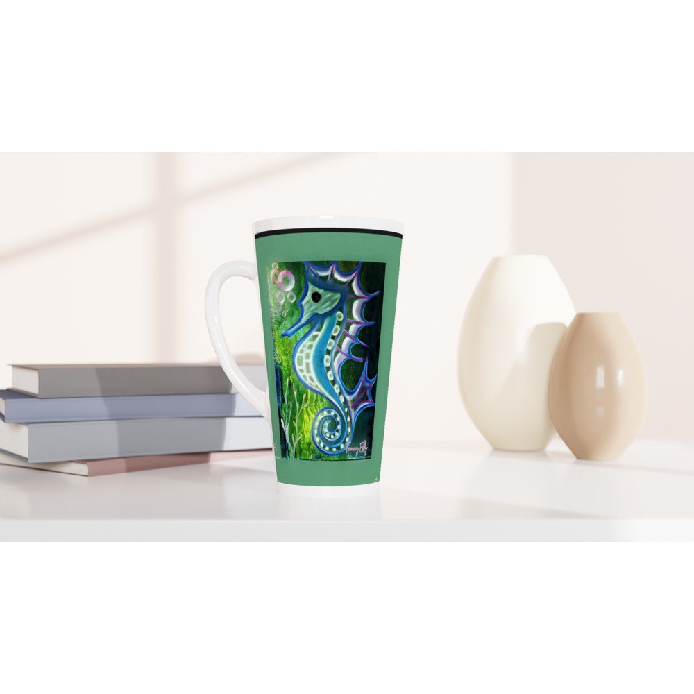 White Latte 17oz Ceramic Mug - T.Eddy’s Art Studio