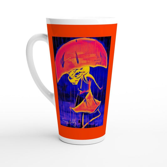 White Latte 17oz Ceramic Mug - T.Eddy’s Art Studio