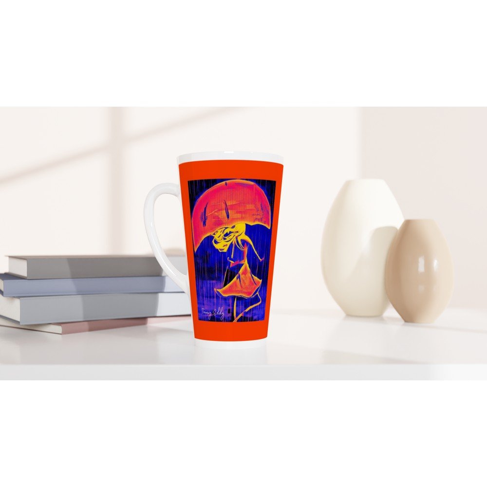 White Latte 17oz Ceramic Mug - T.Eddy’s Art Studio