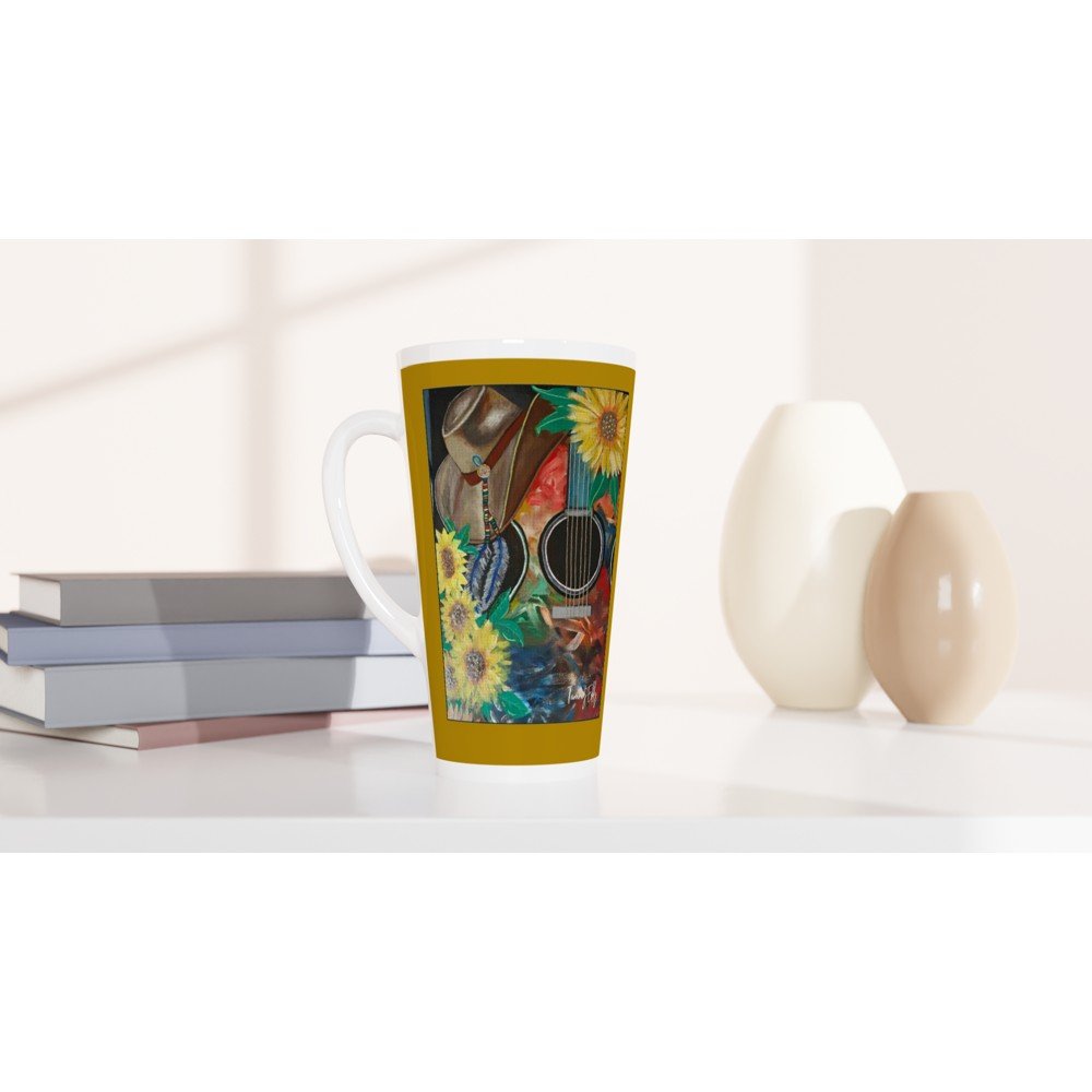 White Latte 17oz Ceramic Mug - T.Eddy’s Art Studio