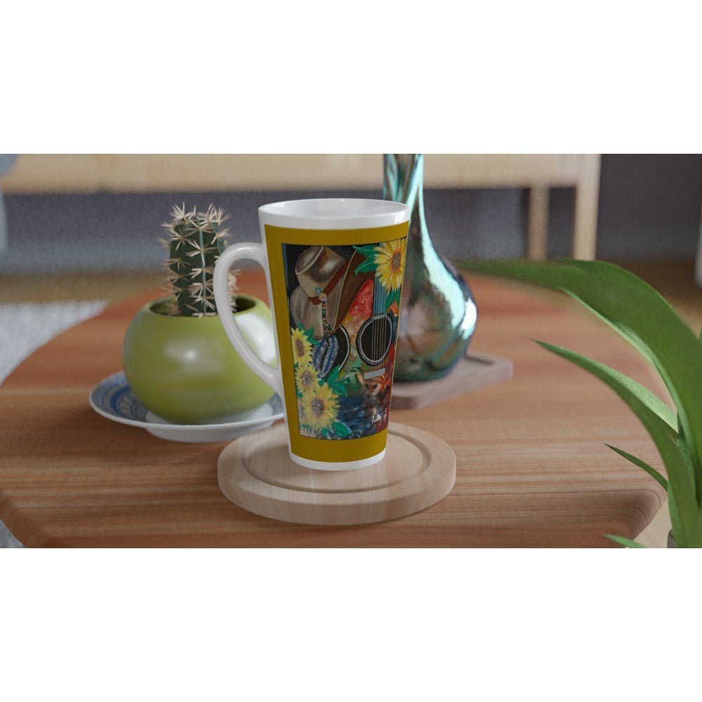 White Latte 17oz Ceramic Mug - T.Eddy’s Art Studio