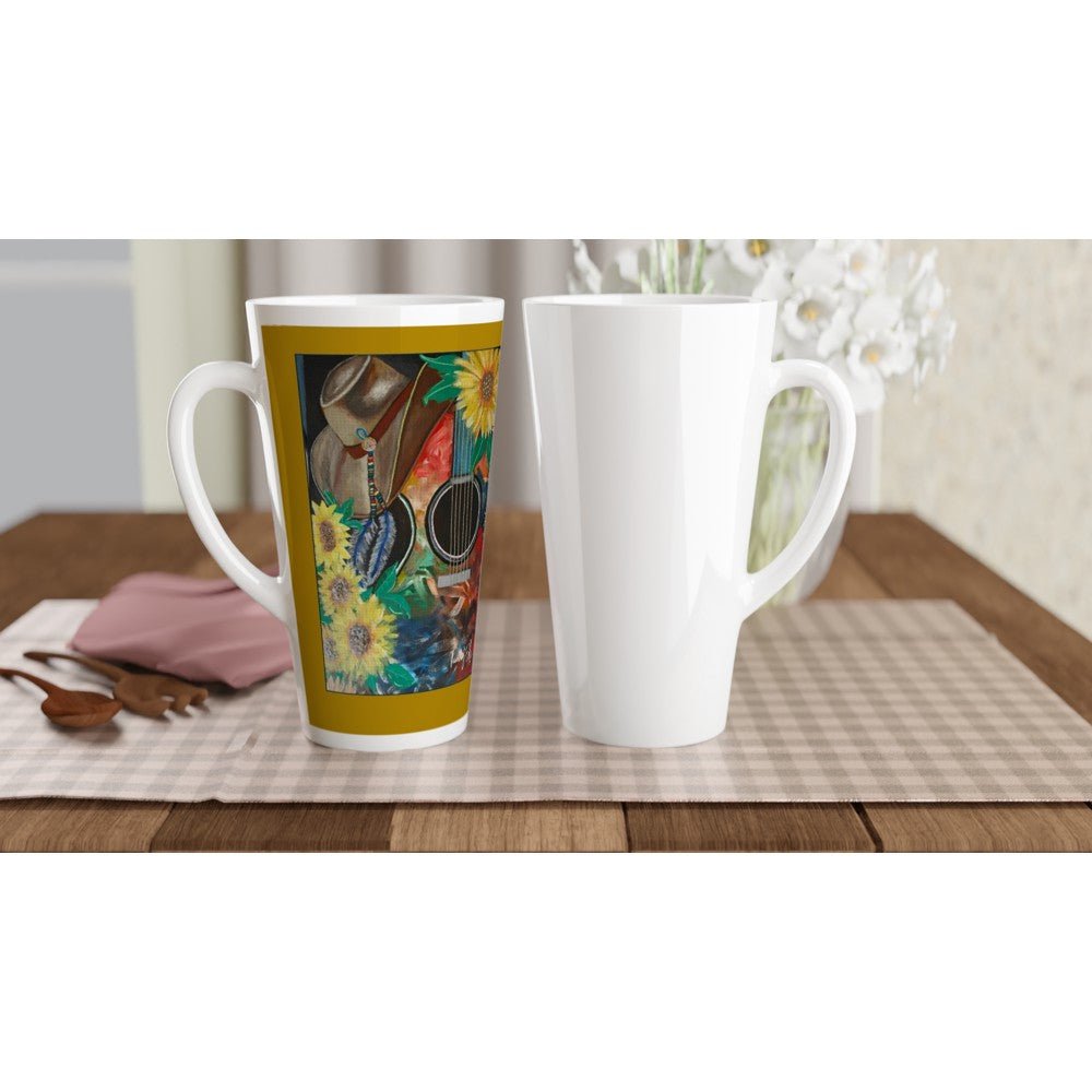 White Latte 17oz Ceramic Mug - T.Eddy’s Art Studio