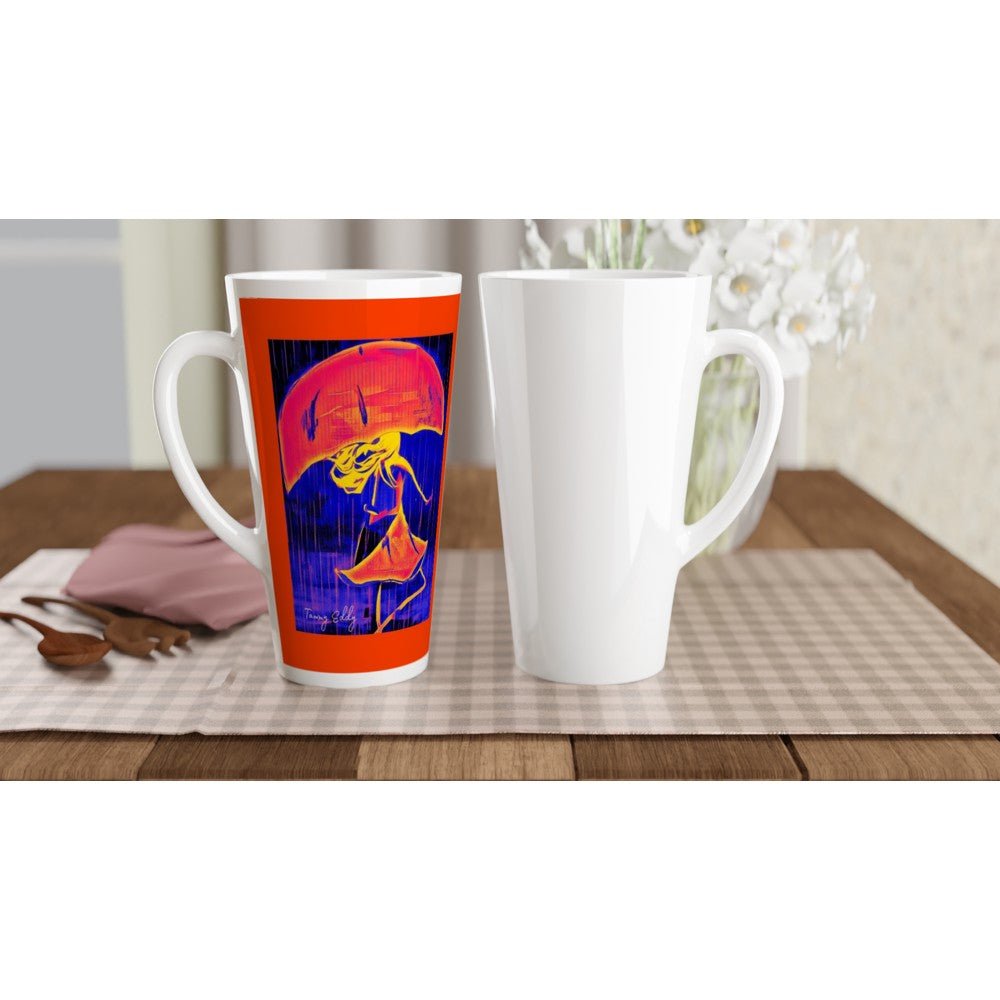 White Latte 17oz Ceramic Mug - T.Eddy’s Art Studio