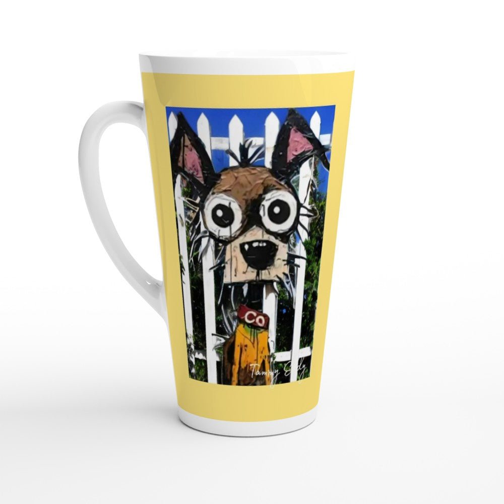 White Latte 17oz Ceramic Mug - T.Eddy’s Art Studio