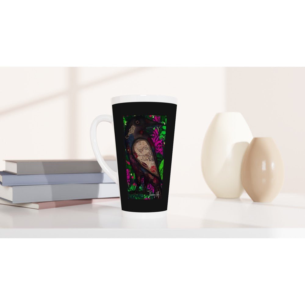 White Latte 17oz Ceramic Mug - T.Eddy’s Art Studio