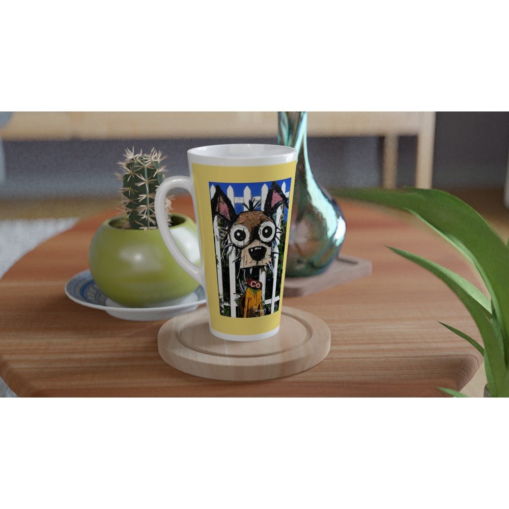 White Latte 17oz Ceramic Mug - T.Eddy’s Art Studio