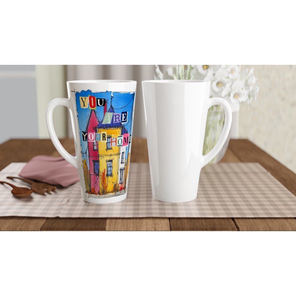 White Latte 17oz Ceramic Mug - T.Eddy’s Art Studio