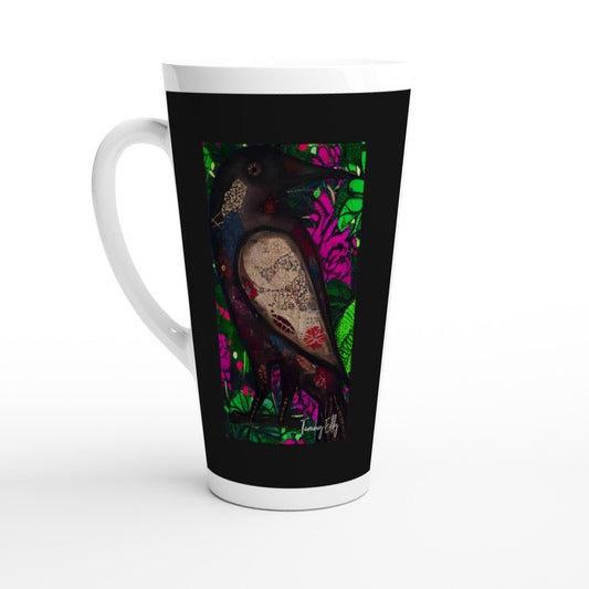 White Latte 17oz Ceramic Mug - T.Eddy’s Art Studio