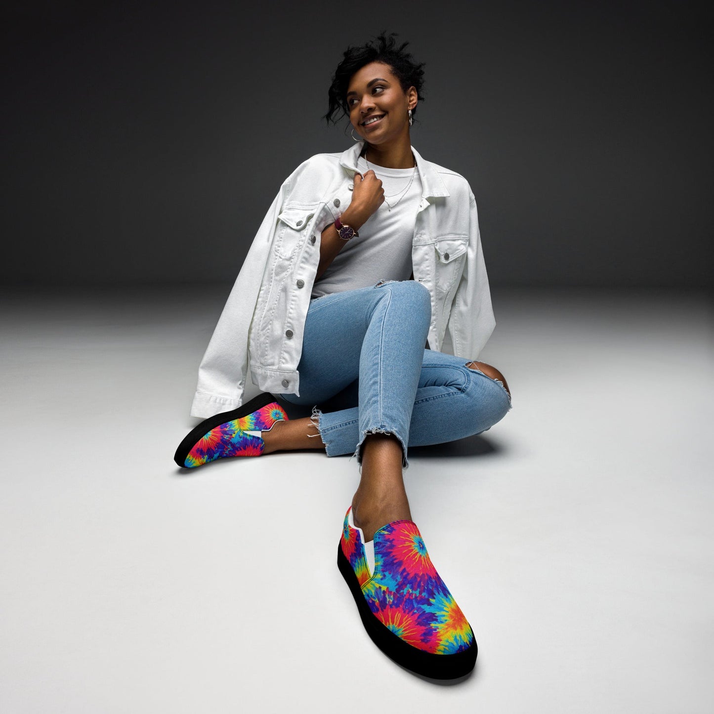 Women’s slip - on canvas shoes - T.Eddy’s Art Studio