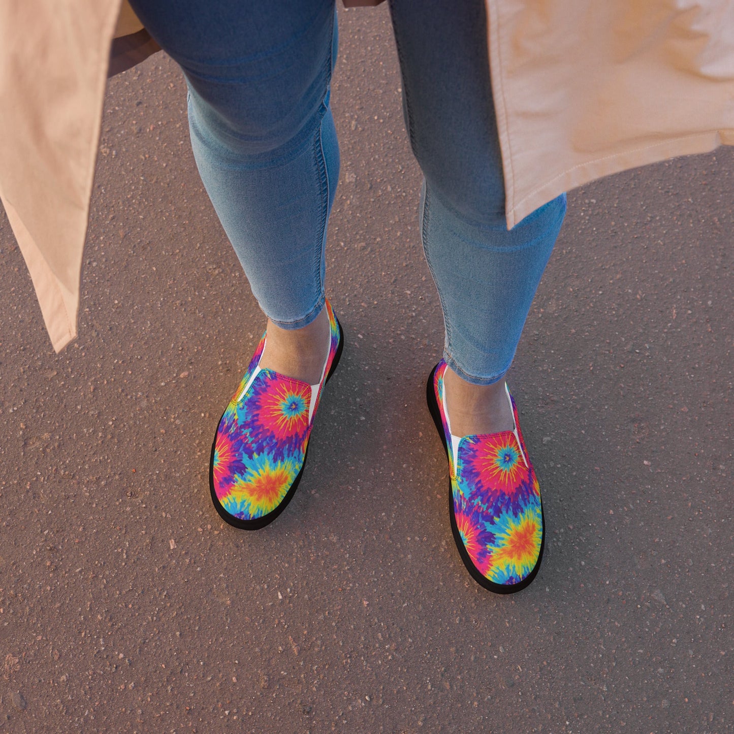 Women’s slip - on canvas shoes - T.Eddy’s Art Studio